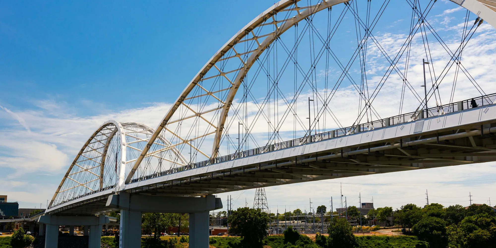 The Broadway Bridge over the Arkansas River at Little Rock