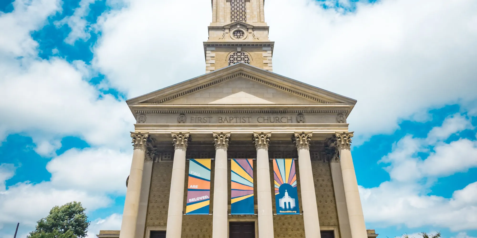 First Baptist Church on Fifth Street in Winston-Salem