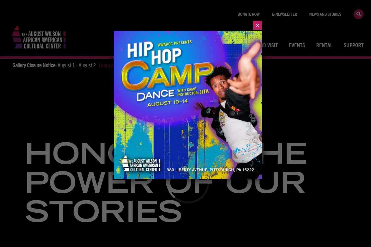 August Wilson African American Cultural Center website