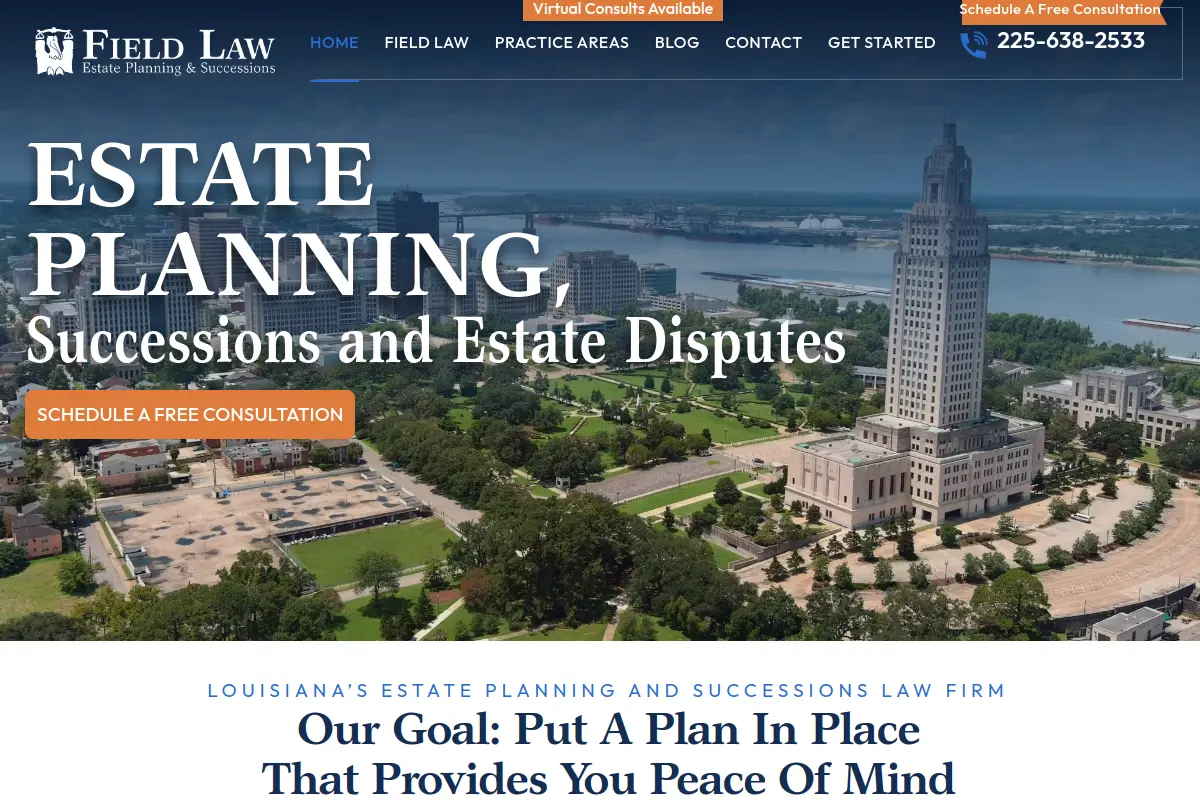 Field Law LLC website