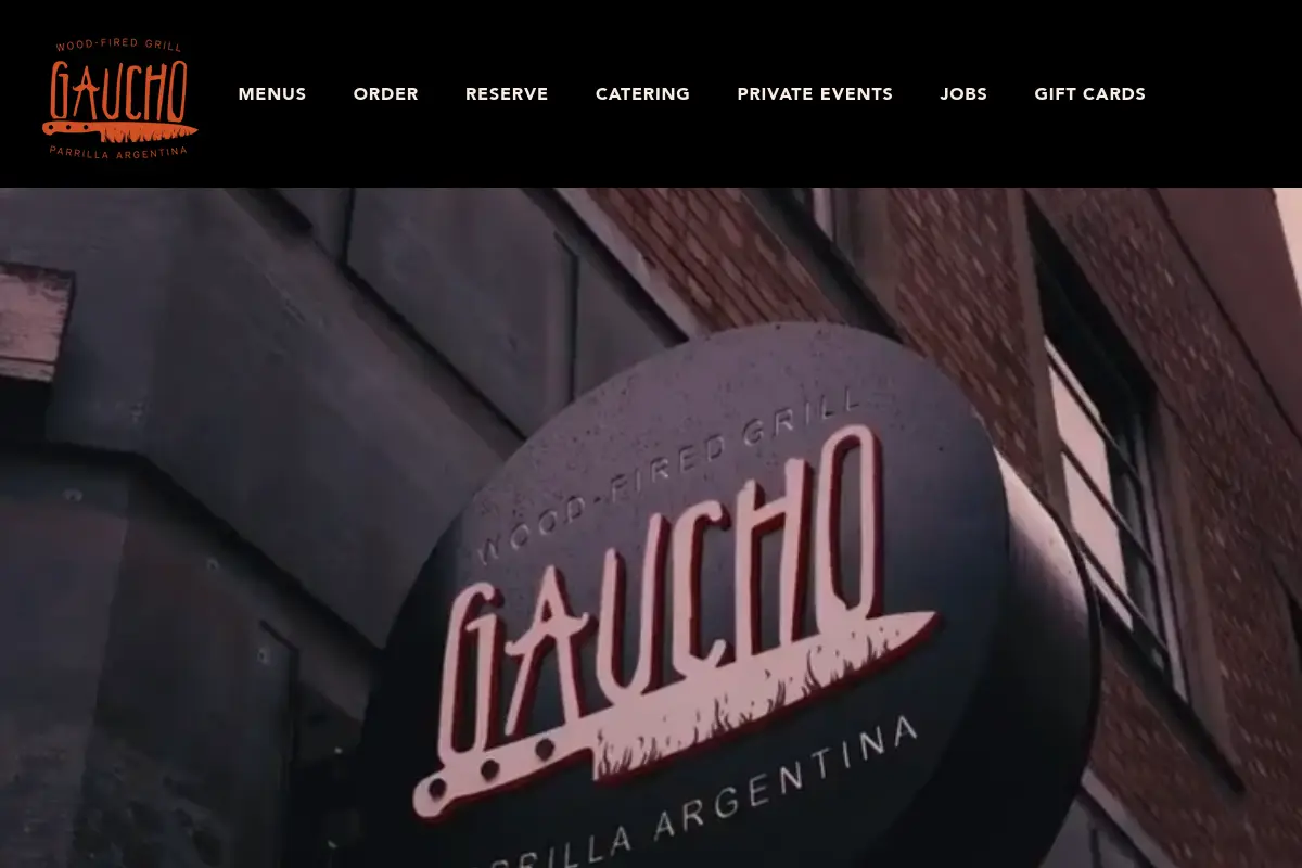 Gaucho Parrilla Argentina website