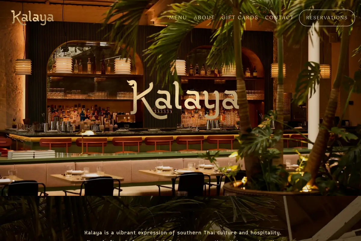 Kalaya website