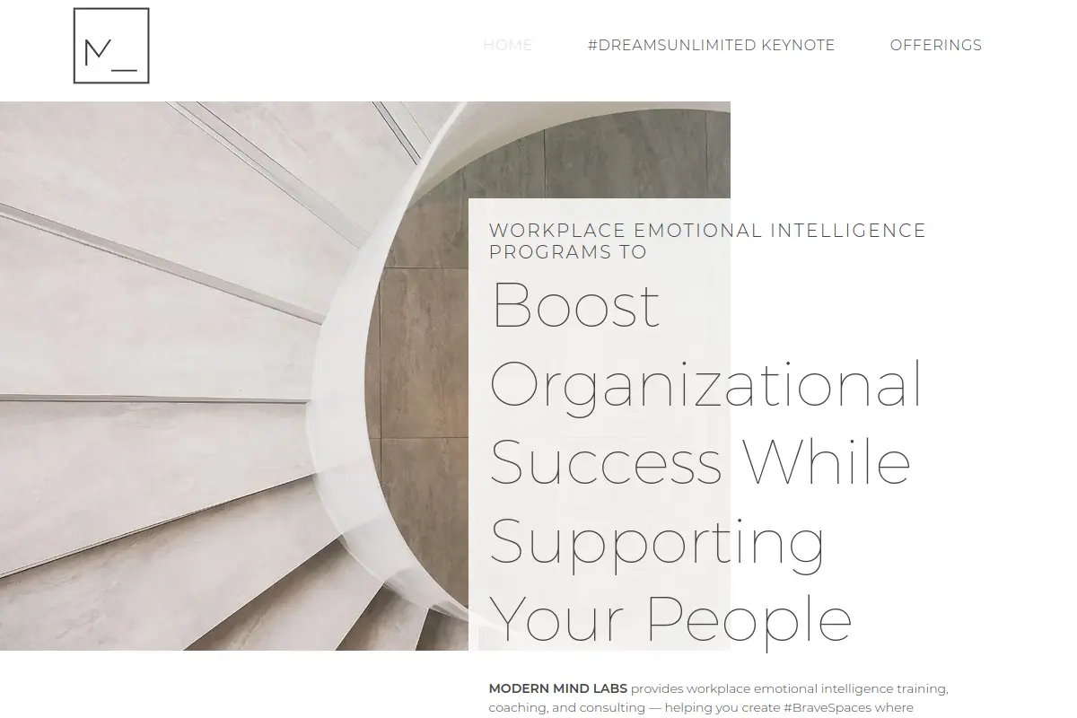 Modern Mind Labs website