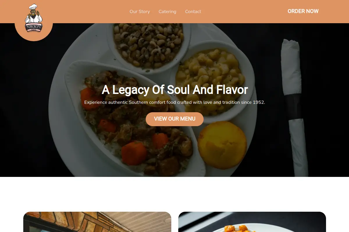 Nikki's Place website