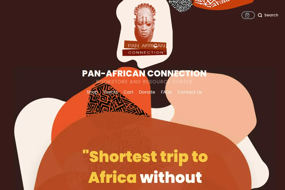Pan-African Connection website
