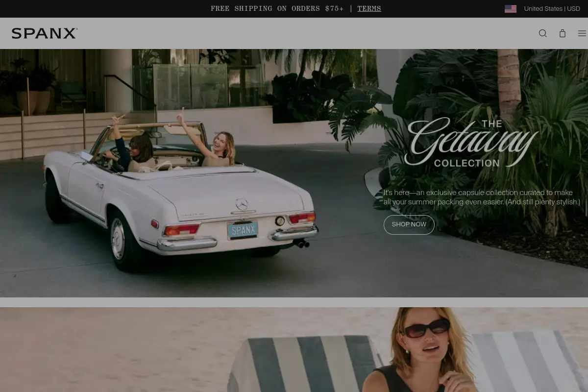 SPANX website