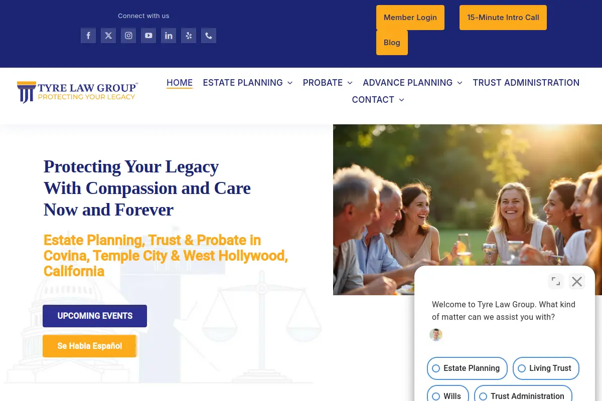 Tyre Law Group, PC website